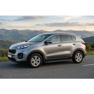 Praguri Laterale Bosphorus Black (2 buc, Aluminiu) Kia Sportage 2015-2021 foto 1