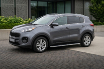 Kia Sportage 2015-2021 Praguri Laterale Tayga Grey (2 buc, Aluminiu) foto 1