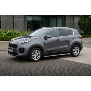 Praguri Laterale Tayga Grey (2 buc, Aluminiu) Kia Sportage 2015-2021 foto 1