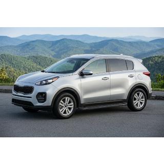Praguri Laterale RedLine Black (2 buc, Aluminiu) Kia Sportage 2015-2021 foto 1