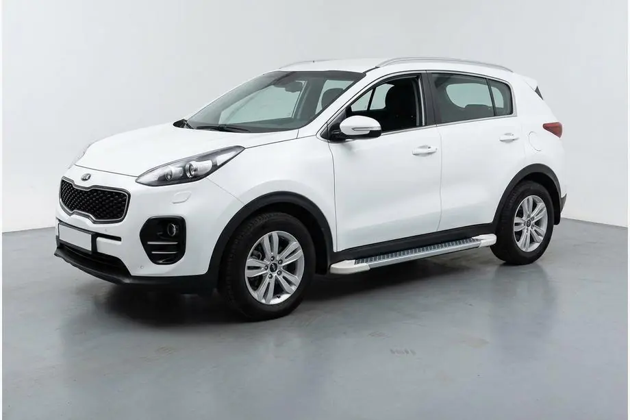 Kia Sportage 2015-2021 Praguri Laterale Allmond White (2 buc, Aluminiu) Image
