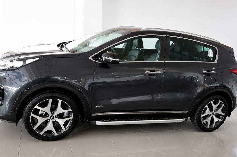 Kia Sportage 2015-2021 Praguri Laterale Fullmond (2 buc, Aluminiu) Image