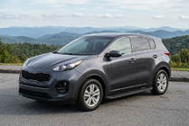 Kia Sportage 2015-2021 Praguri Laterale Tayga Black (2 buc, Aluminiu) foto 1