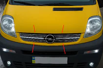 Opel Vivaro 2001–2015 Capace Grila 2001-2007 (8 buc, Inox) foto 1
