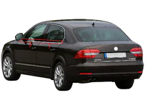 Skoda Superb 2009-2015 Ornamente geamuri inox (4 buc) foto 1