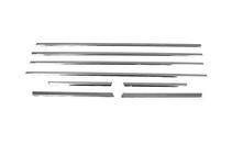 Mitsubishi Outlander 2006-2012 Ornamente geamuri inox (8 buc) foto 3