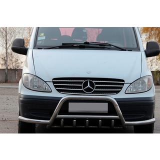 Bullbar WT003-Plus cu Bare Laterale (Inox) foto 1