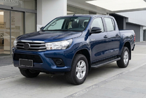 Toyota Hilux 2015- Praguri Laterale Bosphorus Black (2 buc, Aluminiu) foto 1