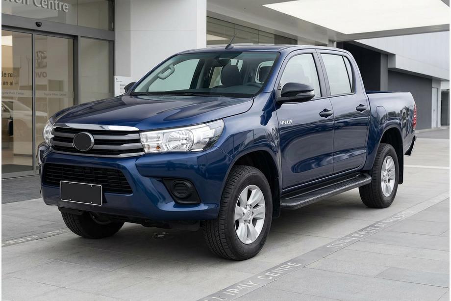 Toyota Hilux 2015- Praguri Laterale Bosphorus Black (2 buc, Aluminiu) Image