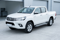 Toyota Hilux 2015- Praguri Laterale Rainbow (2 buc, Aluminiu) foto 1