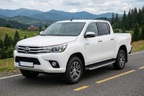 Toyota Hilux 2015- Praguri Laterale Fullmond (2 buc, Aluminiu) foto 1