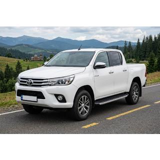 Praguri Laterale Fullmond (2 buc, Aluminiu) Toyota Hilux 2015- foto 1