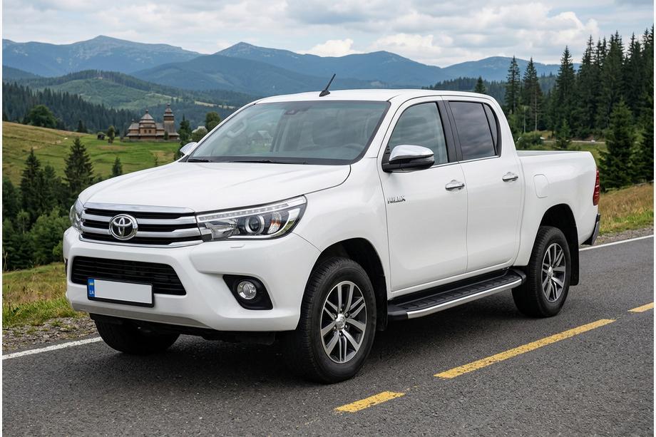 Toyota Hilux 2015- Praguri Laterale Fullmond (2 buc, Aluminiu) Image