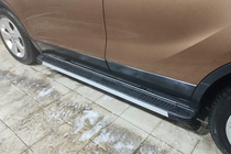 Opel Mokka 2012-2021 Praguri Laterale Maya V1 (2 buc, Aluminiu) foto 1