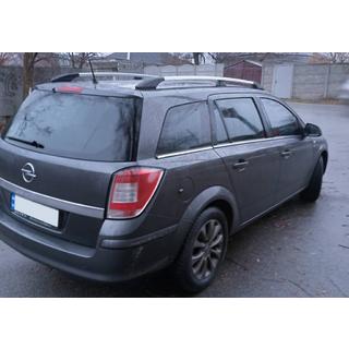 Bare longitudinale aluminiu (Caravan, crom) Opel Astra H 2004-2013 foto 2