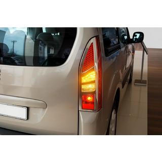Capace Cromate Stopuri Drepte (2 buc, Inox) Citroen Berlingo 2008-2018 foto 1