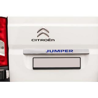 Ornament cromat deasupra numarului cu LED albastru (inox) foto 1