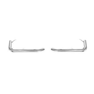 Bare colturi spate simple (2 buc, inox)
