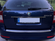 Skoda Octavia II A5 2010-2013 Ornament cromat deasupra numarului Carmos (inox) foto 2