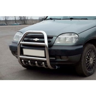 Bullbar QT007 (Otel Inoxidabil) foto 1