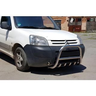 Bullbar WT003 (Inox) Peugeot Partner 1996-2008 foto 3