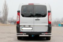 Fiat Scudo 2007-2015 Colturi spate AK003-Double (2 buc, inox) foto 2