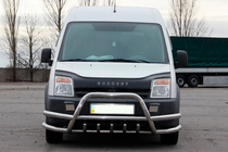 Ford Connect 2002–2006 Bullbar cu Bare Duble WT004-Plus (Inox) foto 2