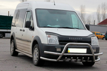 Ford Connect 2002–2006 Bullbar cu Bare Duble WT004-Plus (Inox) foto 3