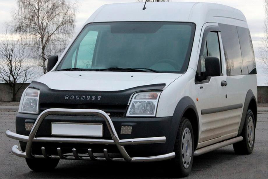 Ford Connect 2002–2006 Bullbar cu Bare Duble WT004-Plus (Inox) Image