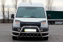 Ford Connect 2006–2009 Bullbar cu bare duble WT003-Plus-2 (inox) foto 1
