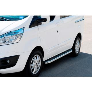 Praguri laterale Fullmond (2 buc, aluminiu) Ford Custom 2013-2022 foto 1