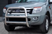 Ford Ranger 2011–2022 Protectie Fata WT018 (Inox) foto 3