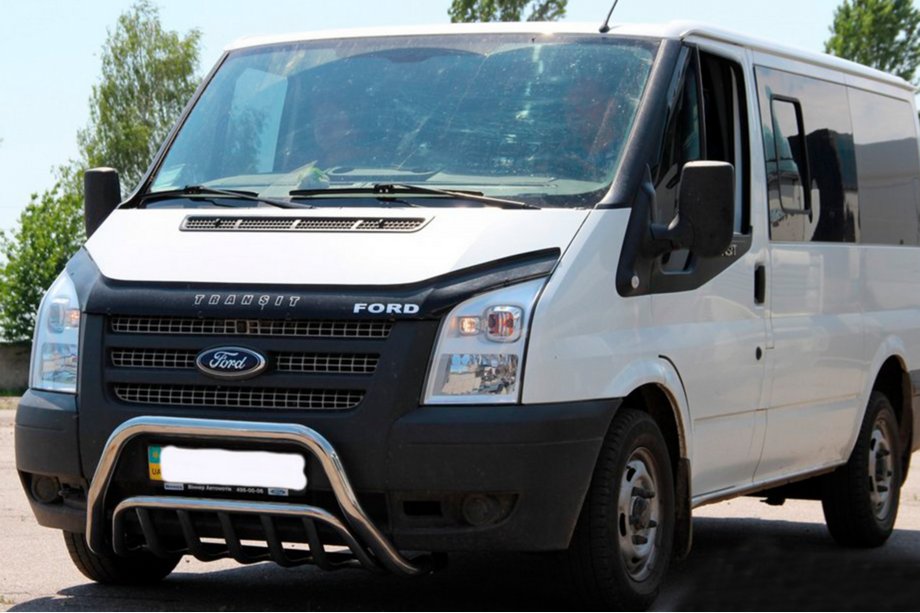 Ford Transit 2000–2014 Bullbar WT002 (2006-2014, Otel Inoxidabil) Foto 3