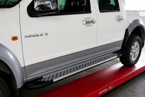 GreatWall Wingle 5 2006- Praguri laterale Allmond Grey (2 buc, aluminiu) foto 1