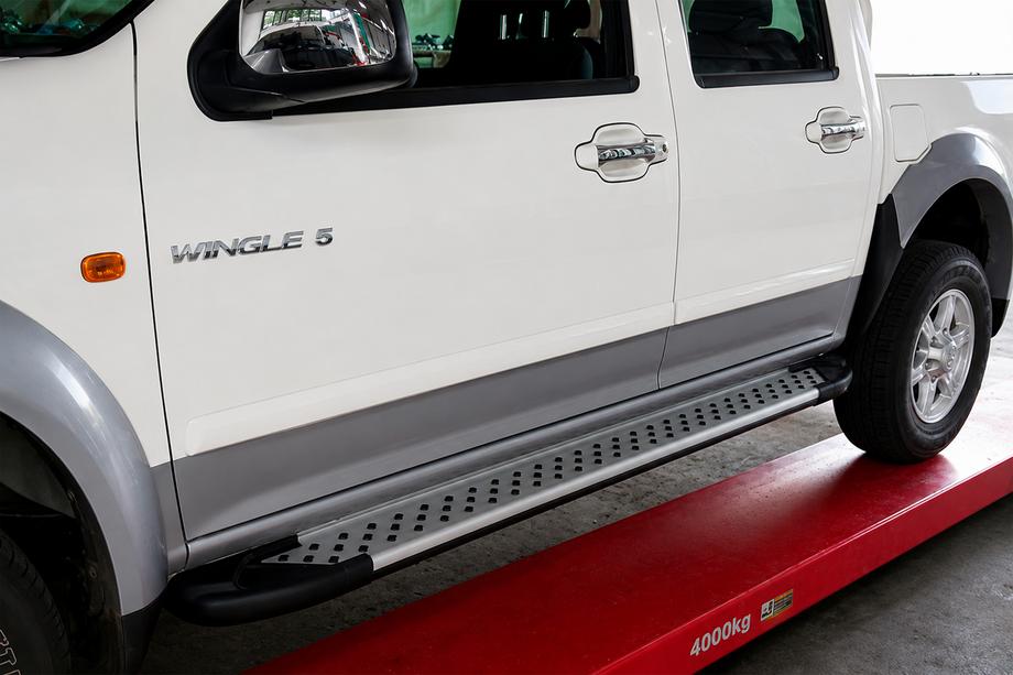 GreatWall Wingle 5 2006- Praguri laterale Allmond Grey (2 buc, aluminiu) Image