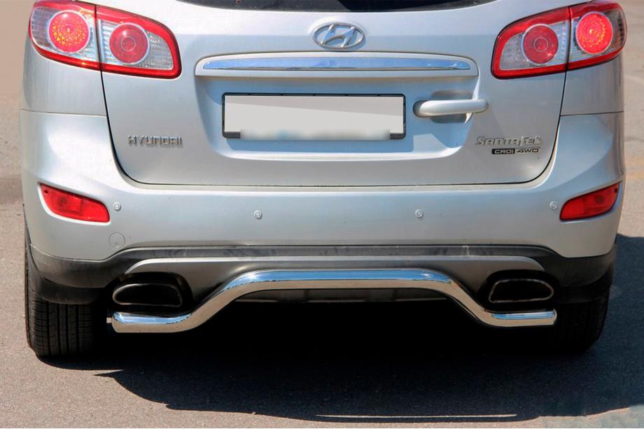 Hyundai Santa Fe 2 2006-2012 Bara spate AK007-2 (inox) Foto 2
