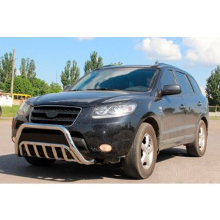 Bullbar WT002 (Inox) Hyundai Santa Fe 2 2006-2012 foto 2