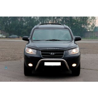 Bullbar WT007 (Inox) Hyundai Santa Fe 2 2006-2012 foto 3