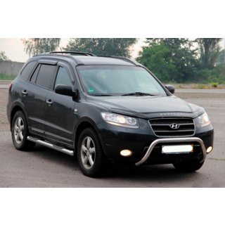 Bullbar WT007 (Inox) Hyundai Santa Fe 2 2006-2012 foto 2