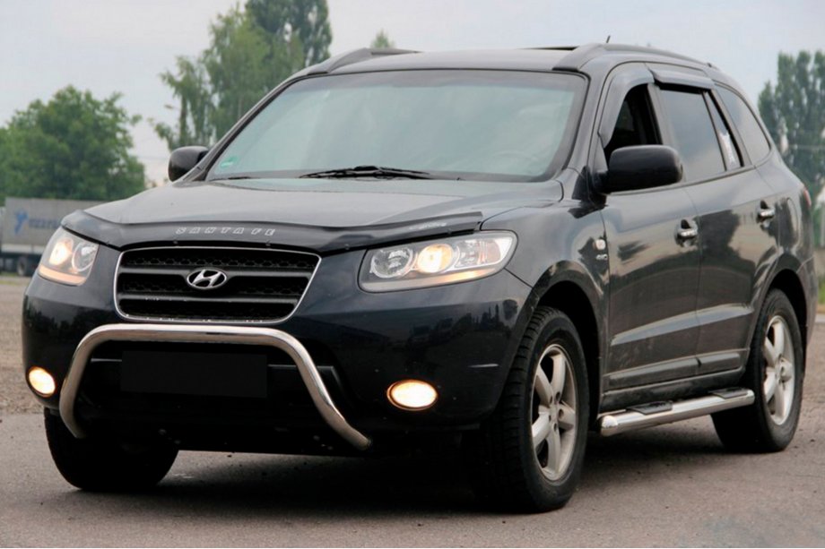 Hyundai Santa Fe 2 2006-2012 Bullbar WT007 (Inox) Image