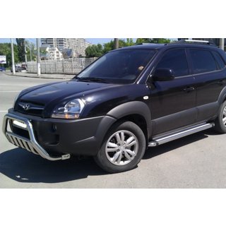 Bullbar WT002 (Inox) Hyundai Tucson JM 2004- foto 3