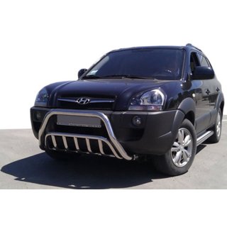 Bullbar WT002 (Inox) Hyundai Tucson JM 2004- foto 1