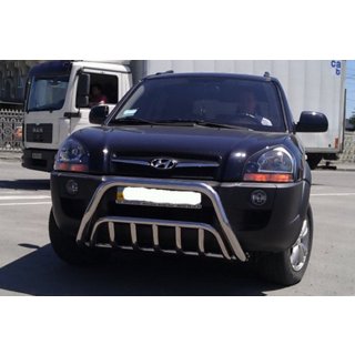 Bullbar WT002 (Inox) Hyundai Tucson JM 2004- foto 2