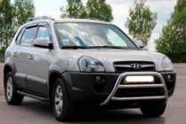 Hyundai Tucson JM 2004- Bullbar WT022 (Otel Inoxidabil) foto 3