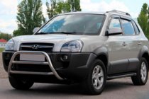 Hyundai Tucson JM 2004- Bullbar WT022 (Otel Inoxidabil) foto 1