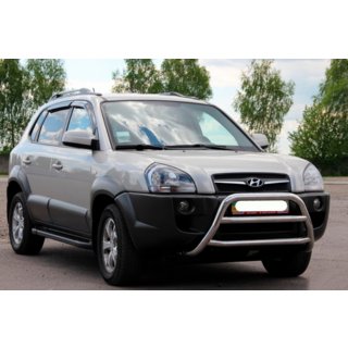 Bullbar WT022 (Otel Inoxidabil) Hyundai Tucson JM 2004- foto 3