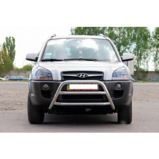 Bullbar WT022 (Otel Inoxidabil) Hyundai Tucson JM 2004- foto 2