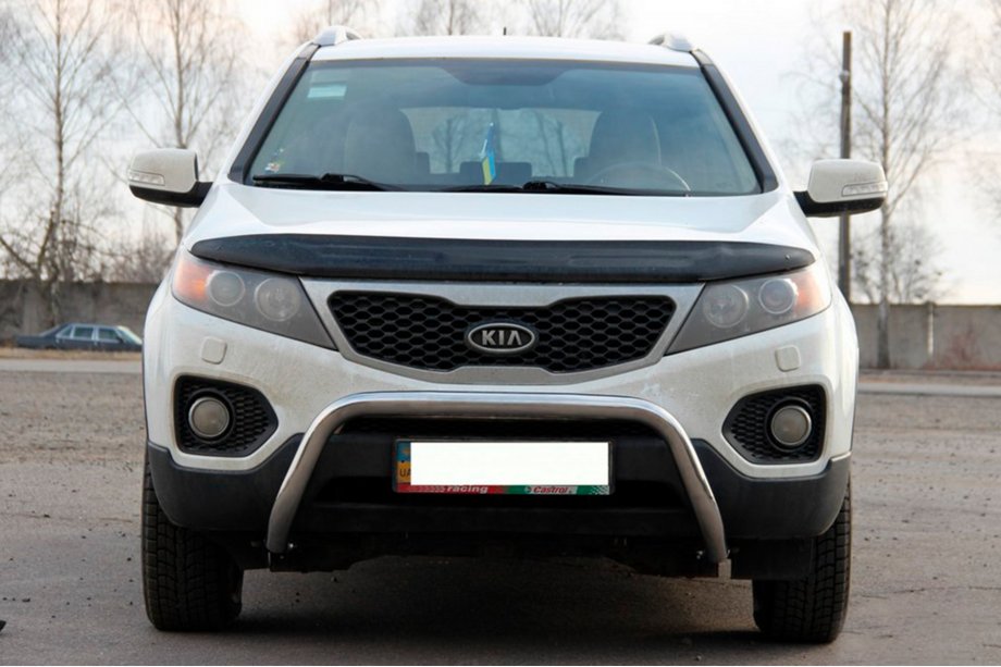 Kia Sorento II XM 2009-2014 Bullbar WT007 (Inox) Foto 2