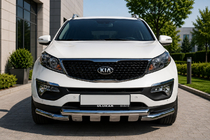 Kia Sorento II XM 2009-2014 Protectie Fata ST009-15 (2013-2015, Otel Inoxidabil) foto 1