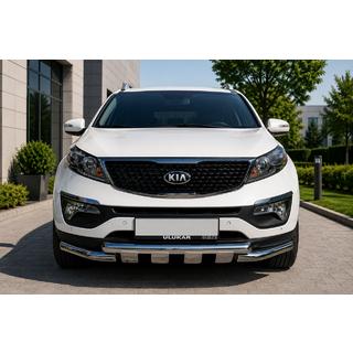 Protectie Fata ST009-15 (2013-2015, Otel Inoxidabil) Kia Sorento II XM 2009-2014